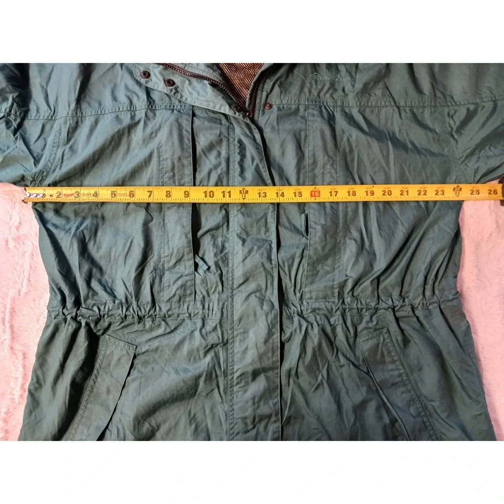VTG Eddie Bauer Jacket Women's Large Weatheredge Rainfoil Insulated Parka Hooded